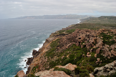 Coast of Capo Altanoの写真素材