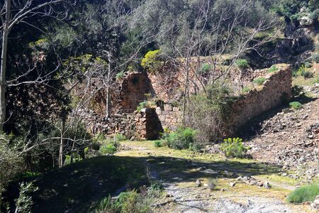 Ruins of Tuviois mineの写真素材