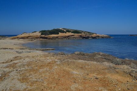 Beach of Su Pallosuの写真素材