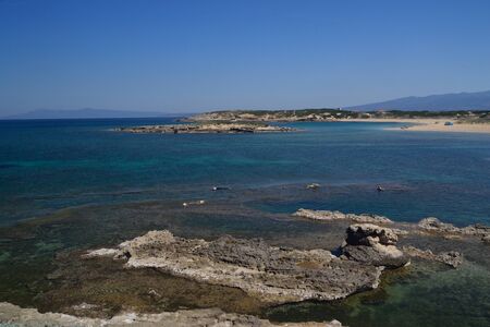 Coast of Capo Mannuの写真素材