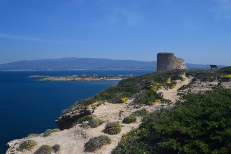 Tower of Capo Mannuの写真素材
