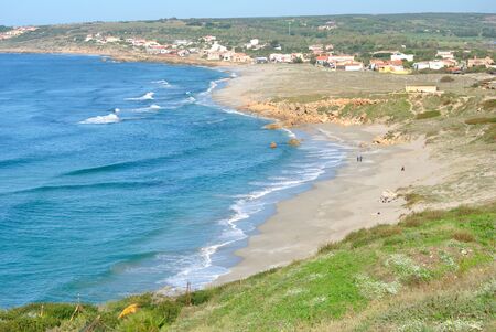 Beach of San Giovanni or Tharrosの写真素材
