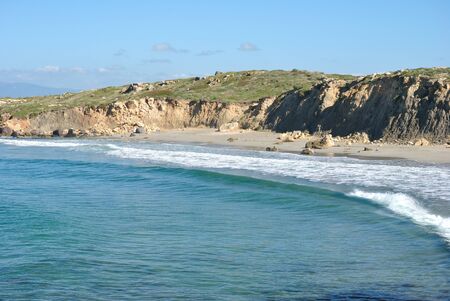 Beach of Capo San Marcoの写真素材
