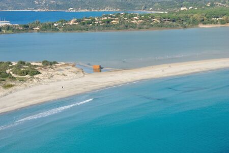 Beach of Porto Giuncoの写真素材
