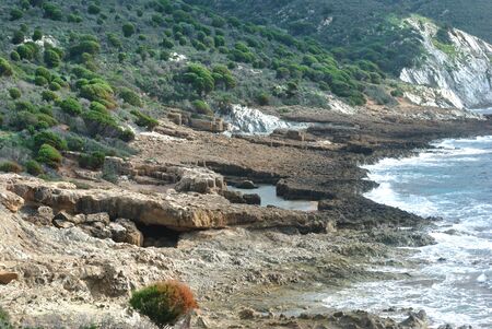 Coast of Piscinnìの写真素材