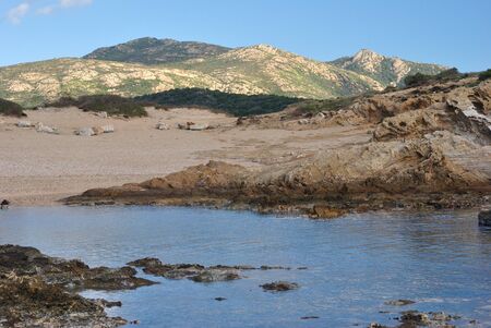 Coast of Capo Malfatanoの写真素材
