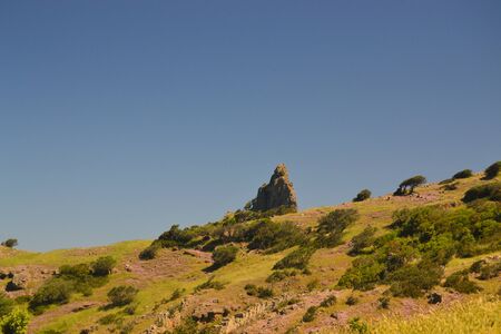 View of Monte Arcuentedduの写真素材