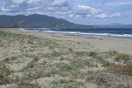 View of the Feraxi beachの写真素材