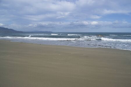 View of the Feraxi beachの写真素材