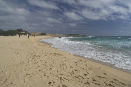 View of Chia beachの写真素材