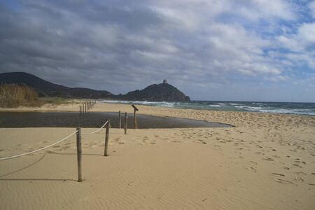 View of Chia beachの写真素材