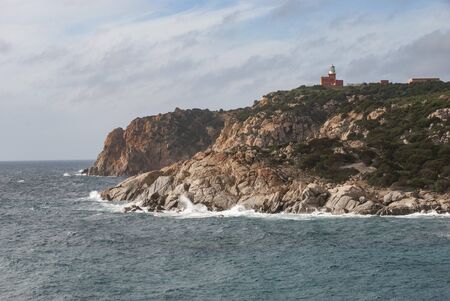 Lighthouse of Capo Spartiventoの写真素材