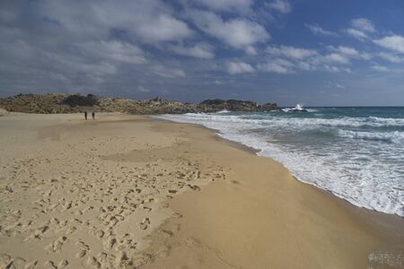 View of Chia beachの写真素材