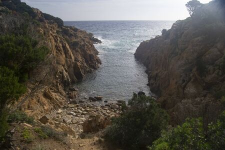 Coast of Cala Cipollaの写真素材