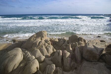 View of Chia beachの写真素材