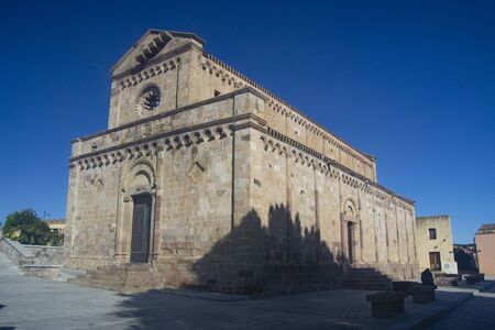 Cathedral Santa Maria of Monserrato of Trataliasの写真素材