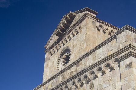 Cathedral Santa Maria of Monserrato of Trataliasの写真素材