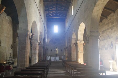 Cathedral Santa Maria of Monserrato of Trataliasの写真素材