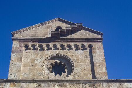 Cathedral Santa Maria of Monserrato of Trataliasの写真素材