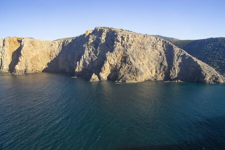 The coast of Cala Domesticaの写真素材