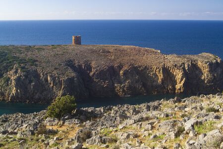 The coast of Cala Domesticaの写真素材