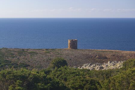 The tower of Cala Domesticaの写真素材