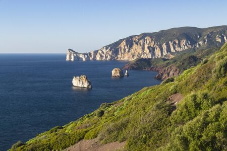 The coast of Nebidaの写真素材