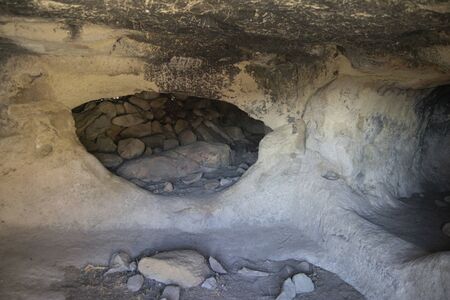 View of Domus de Janas Sa Domu de S'Orcuの写真素材