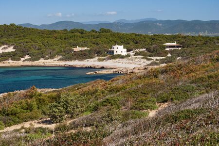 The coast of Porto Pinedduの写真素材