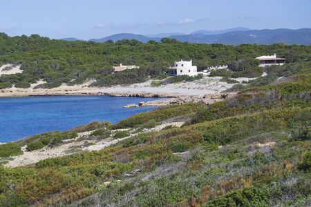 The coast of Porto Pinedduの写真素材