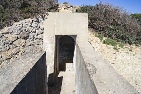 Abandoned military fortifications of Candianiの写真素材