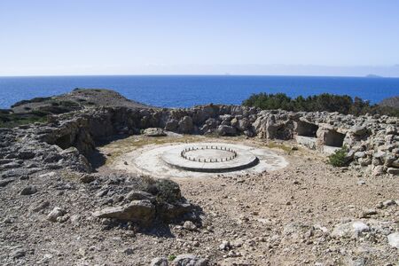 Abandoned military fortifications of Candianiの写真素材