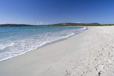 View of Porto Pino beach