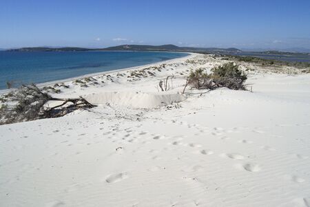 The white dunes of is Arenas Biancas, Teuladaの写真素材