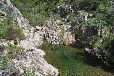 View of Piscina Irgas canyonの写真素材