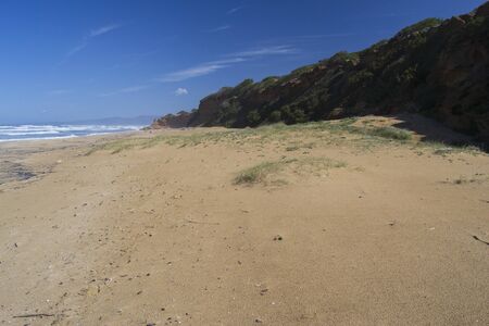 View of Scivu beachの写真素材