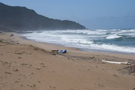View of Scivu beachの写真素材