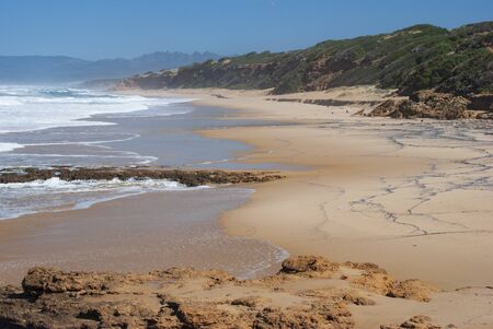 View of Scivu beachの写真素材