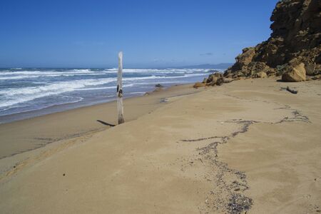 View of Scivu beachの写真素材
