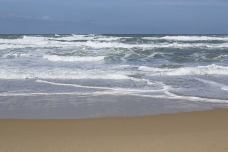 View of Scivu beachの写真素材