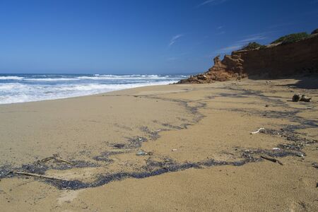 View of Scivu beachの写真素材