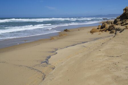 View of Scivu beachの写真素材