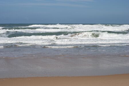 View of Scivu beachの写真素材
