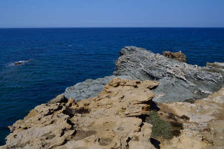 The coast of Argentieraの写真素材