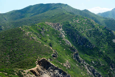The coast of Argentieraの写真素材