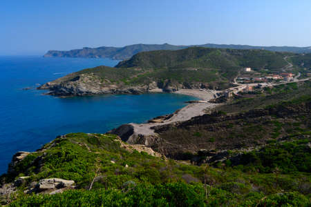 The coast of Argentieraの写真素材