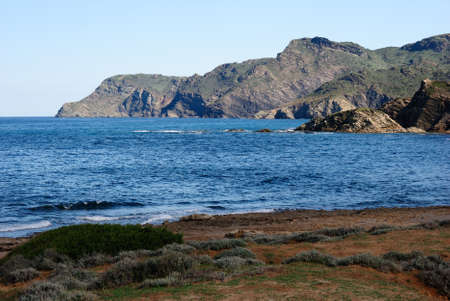 The coast of Porto Palmasの写真素材