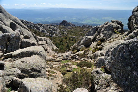 The granite peaks of Monte Limbaraの写真素材