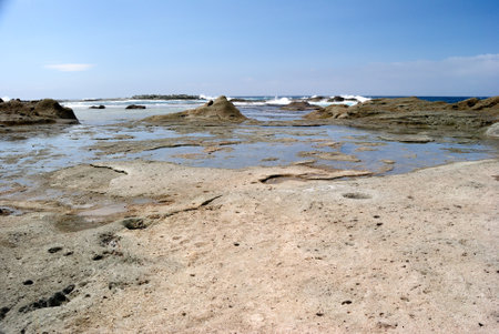 The coast of tentizzos in bosaの写真素材