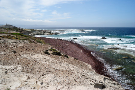 The coast of tentizzos in bosaの写真素材